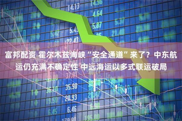 富邦配资 霍尔木兹海峡“安全通道”来了？中东航运仍充满不确定性 中远海运以多式联运破局